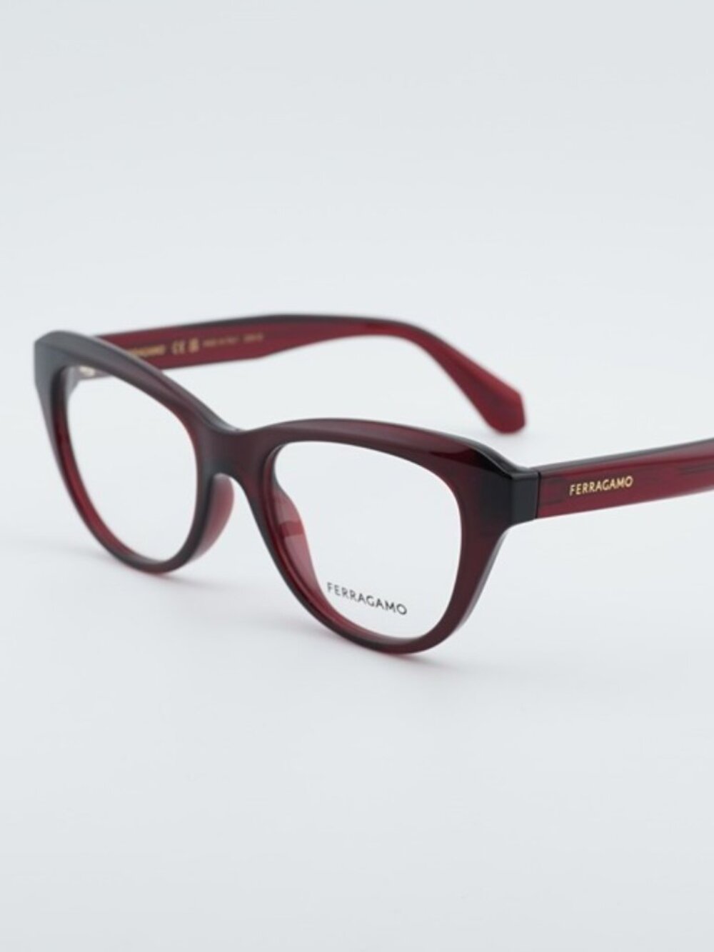 Salvatore Ferragamo SF2989 616 Eyeglasses Red 51mm Cat Eye Frame